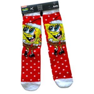 (BNWT) Odd Sox Christmas Spongebob Socks